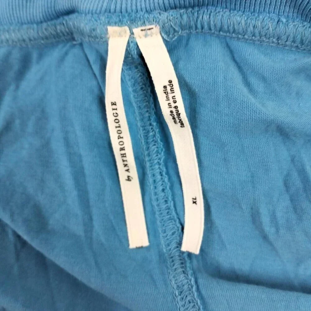 By Anthropologie Sleeveless Asymmetrical-Hem Midi Dress Slip Blue XL NEW 275550 - Picture 5 of 5